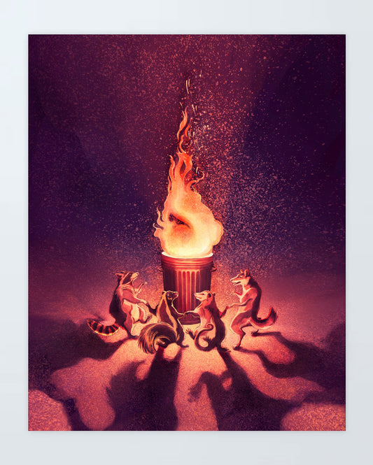 Trash Fire Dance: Print