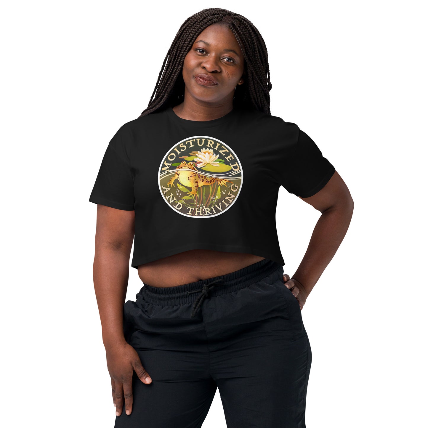 crop top- frog