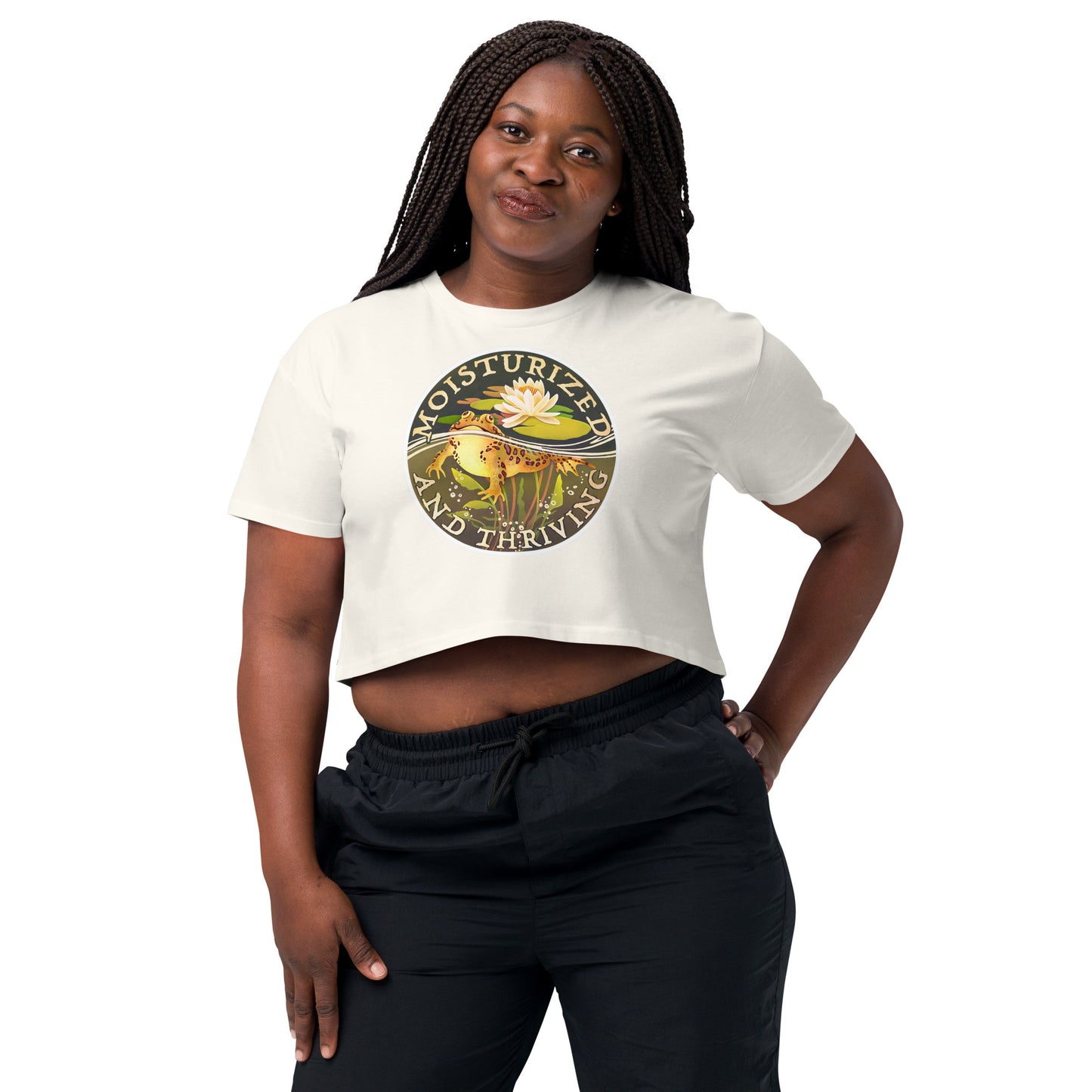 crop top- frog