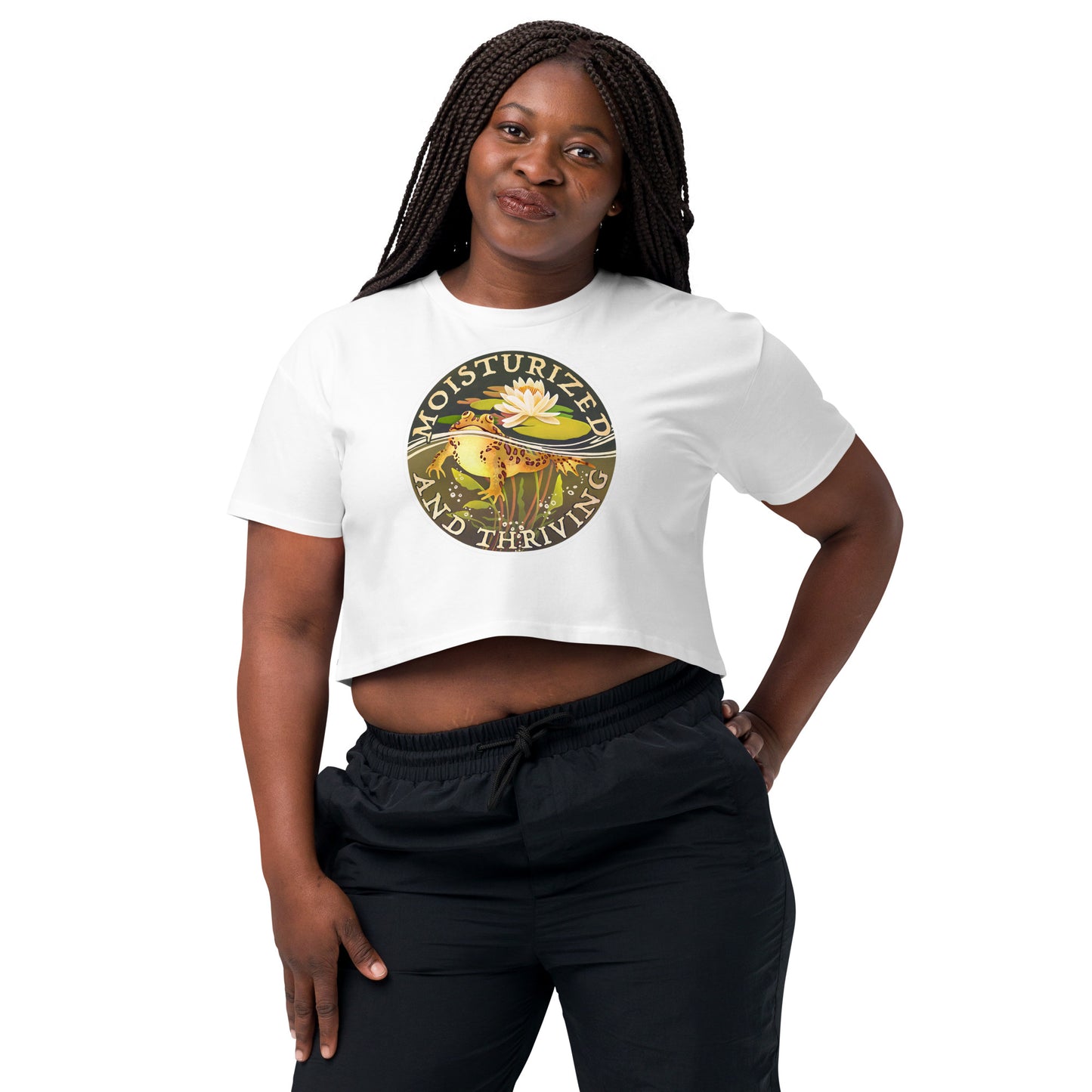 crop top- frog