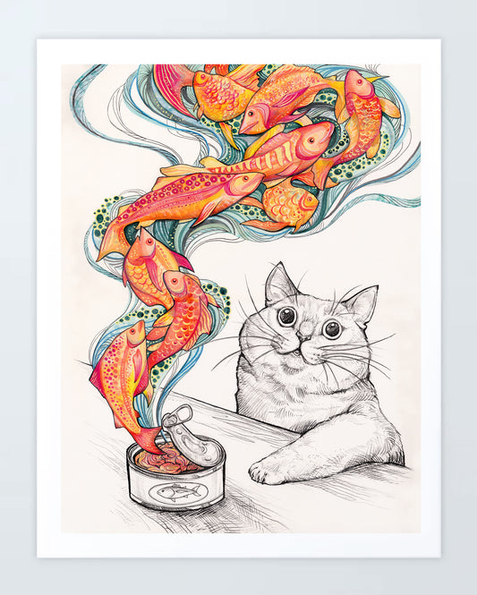 Wishes for Fishes: Print