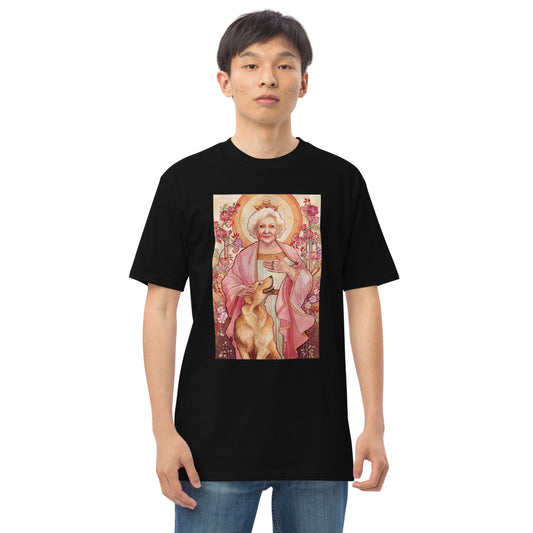 unisex heavyweight t-shirt: Our Lady of Grateful Camaraderie